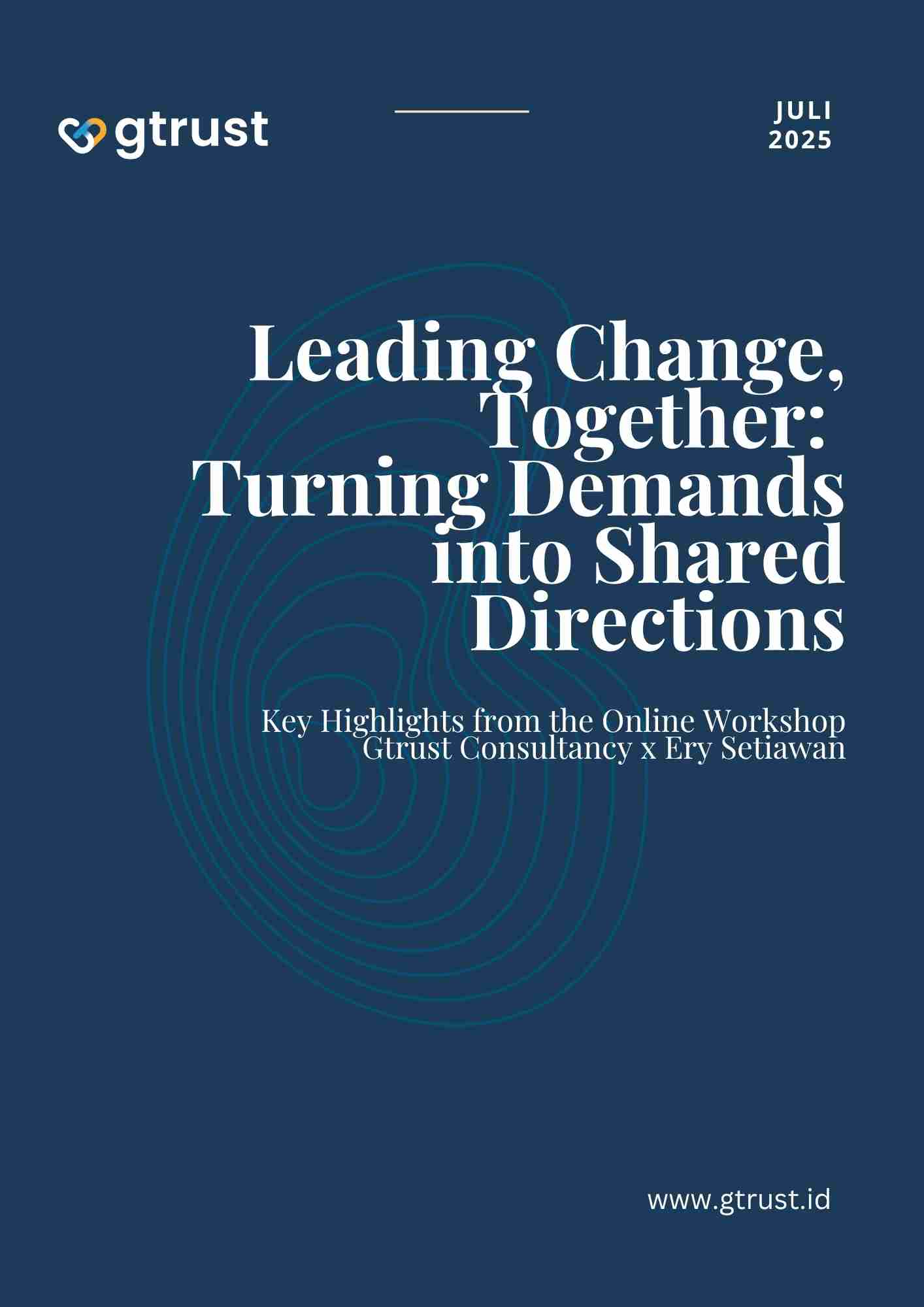 Leading Change, Together:  Turning Demands into Shared Direction