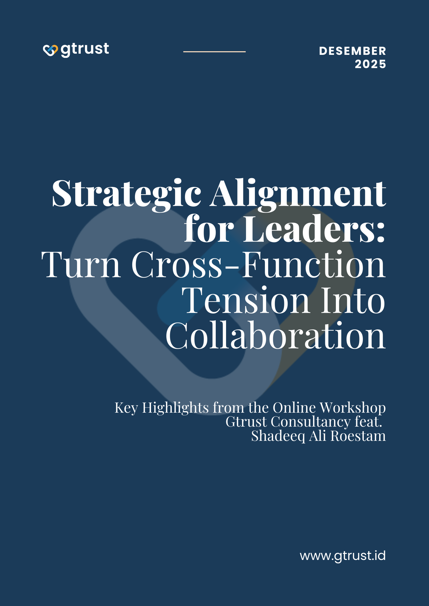 Strategic Alignment for Leaders Turn Cross-Function Tension Into Collaboration